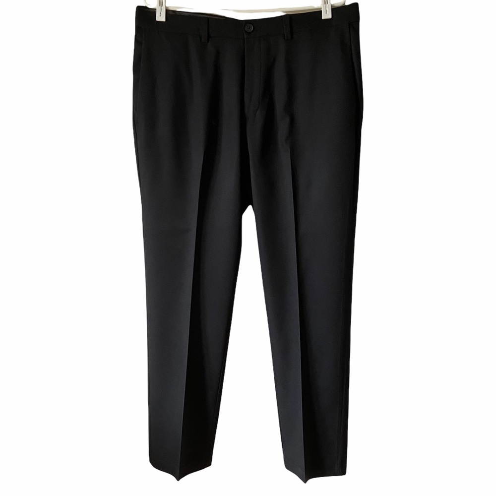Haggar Men’s Black Dress Pant 36W x 30L